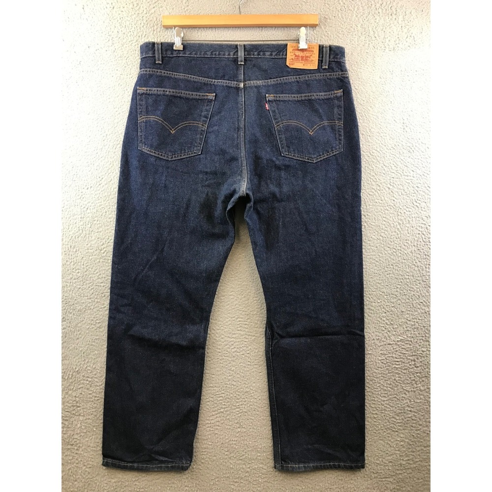 Vintage Levi's 505 Regular Fit Straight Leg  Blue Jeans Mens 42x30